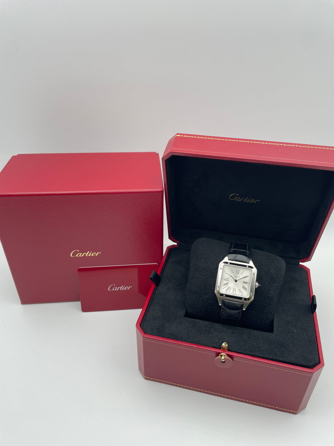 カルティエ　サントス デュモン LM　Santos-Dumont watch