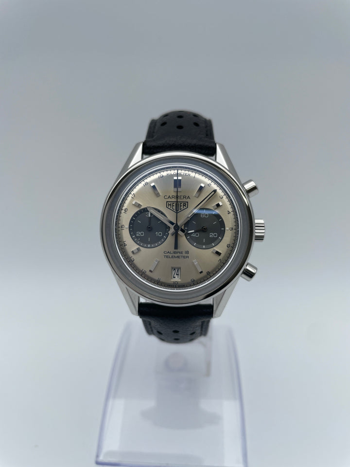 タグホイヤー カレラ キャリバー18クロノグラフ テレメーターグラスボックス