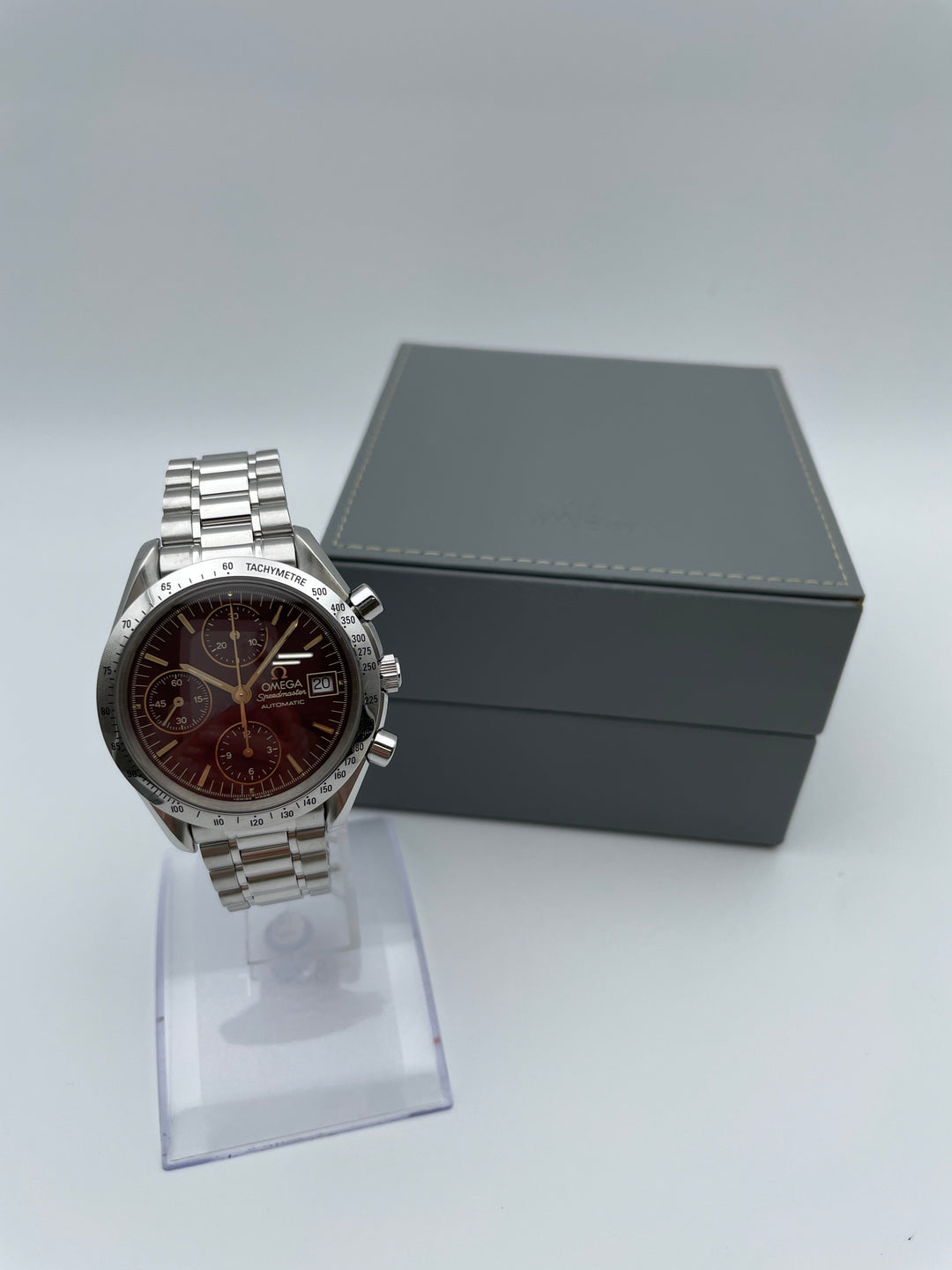 スピードマスター デイト 丸井限定 ワインレッド